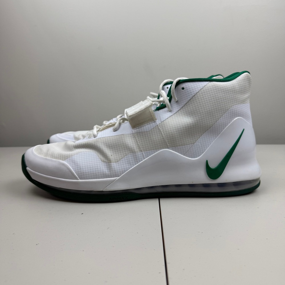 Nike Air Force Max White Pine Green Basketball Shoes AR4095-104 Men's 18